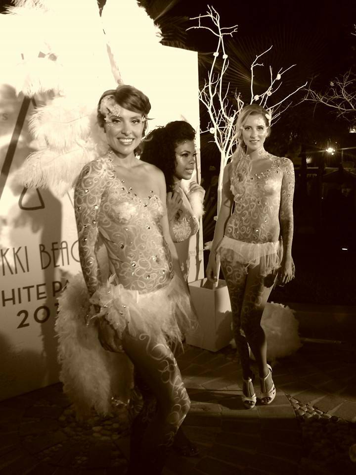 BODY PAINT.WHITE PARTY LOS CABOS